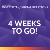 Four Weeks To Go Australian Institute Of Social Relations